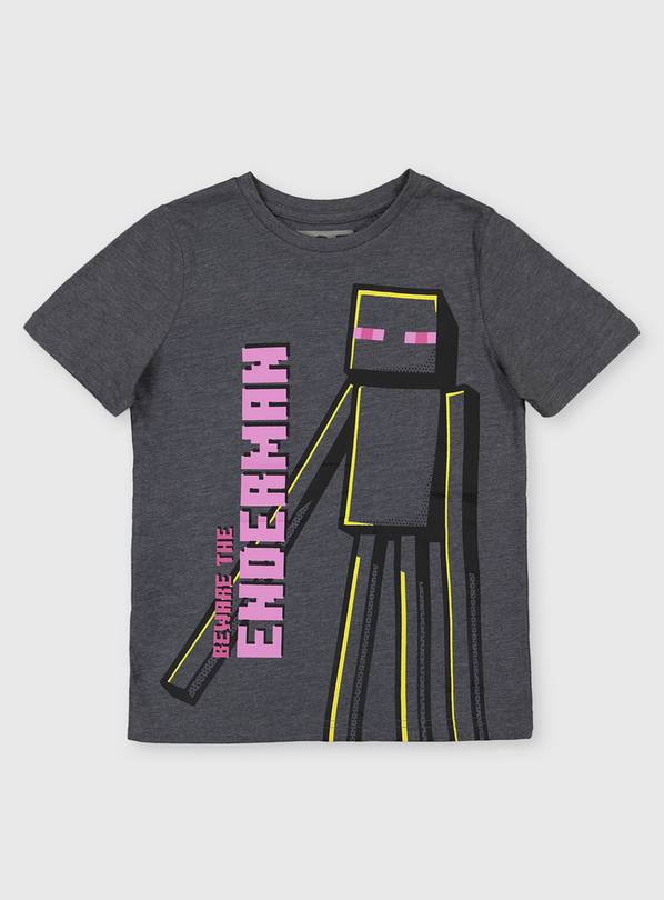 Minecraft Grey Enderman T-Shirt - 5 years